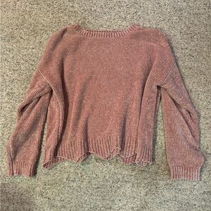 Pink sweater size medium